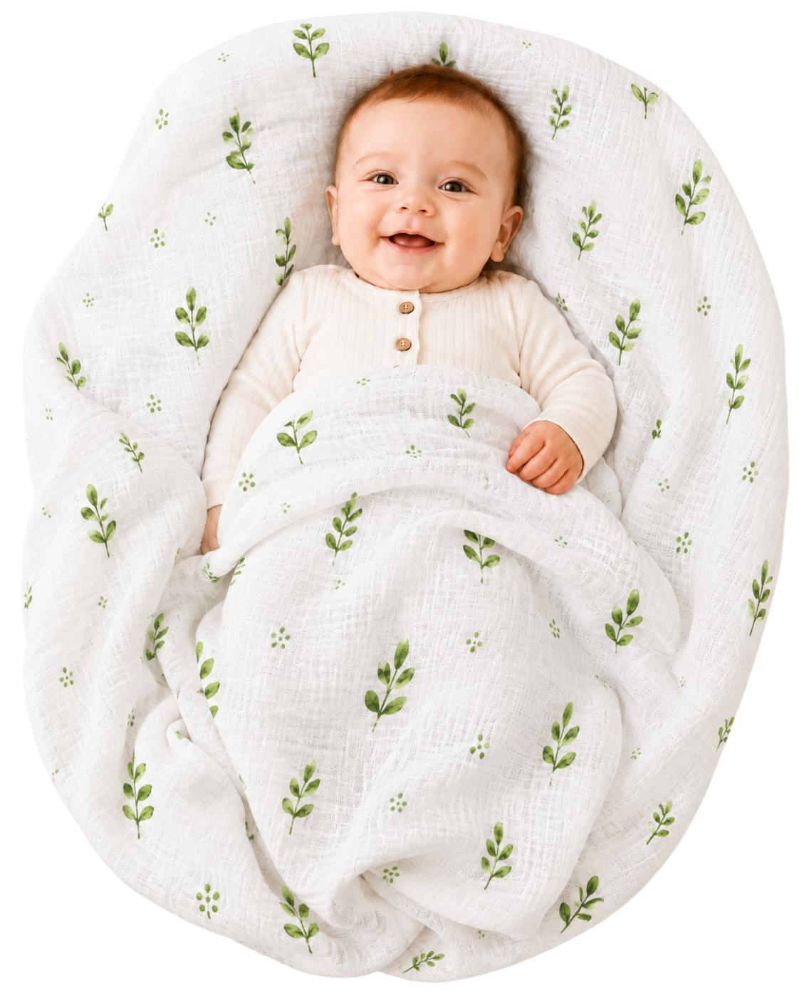 Vioraa Baby 2-Layer Muslin Swaddle Blankets – Pack of 2