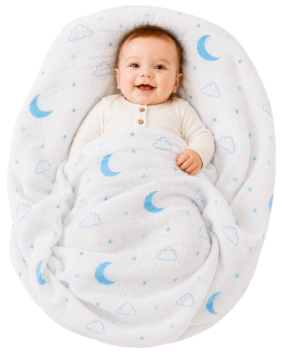Vioraa Baby 2-Layer Muslin Swaddle Blankets – Pack of 2