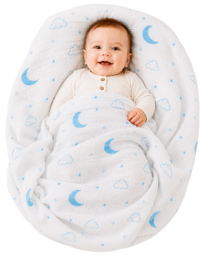 Vioraa Baby 2-Layer Muslin Swaddle Blankets – Pack of 2