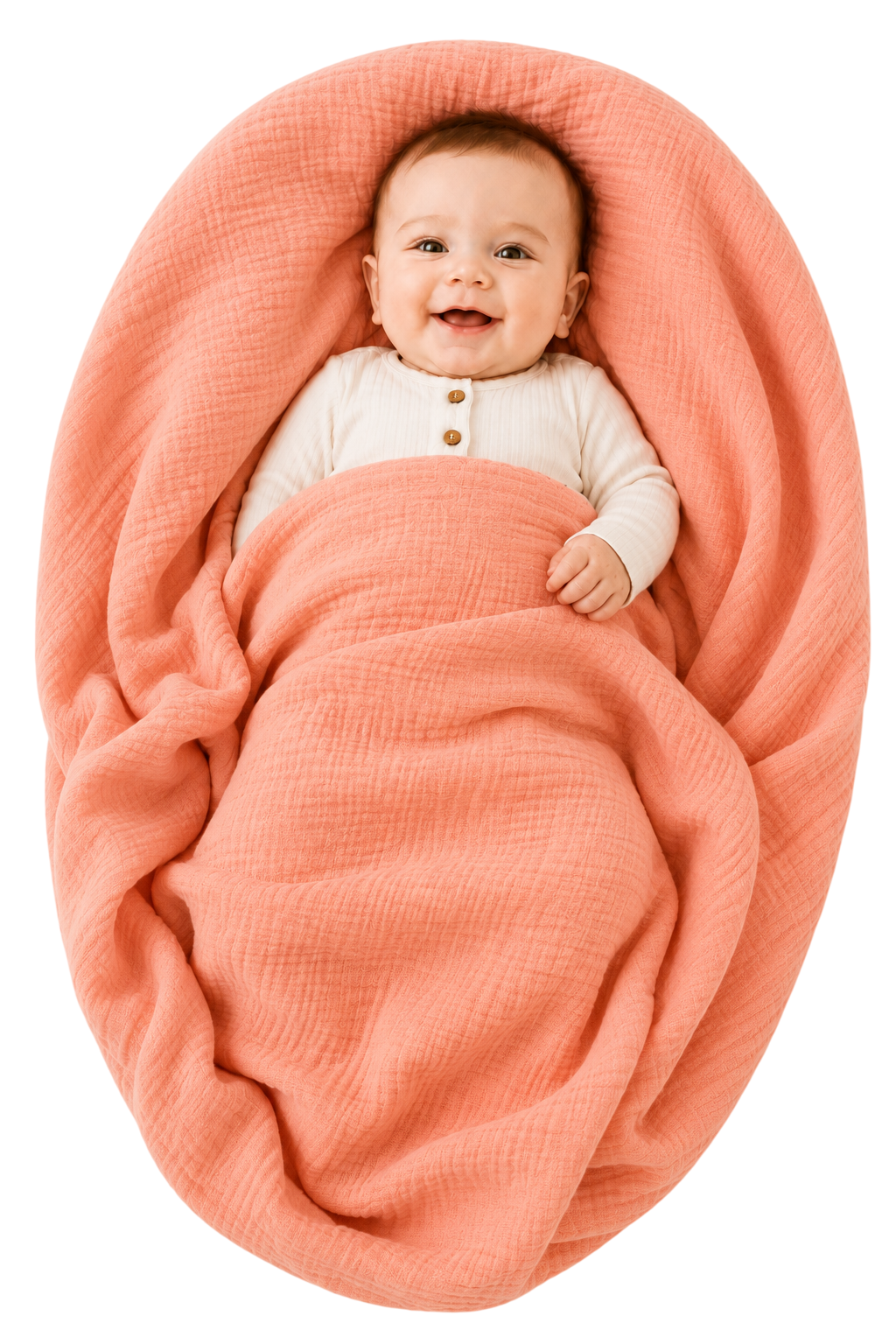 Vioraa Baby 2-Layer Muslin Swaddle Blanket – Pack of 1