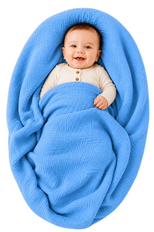 Vioraa Baby 2-Layer Muslin Swaddle Blanket – Pack of 1