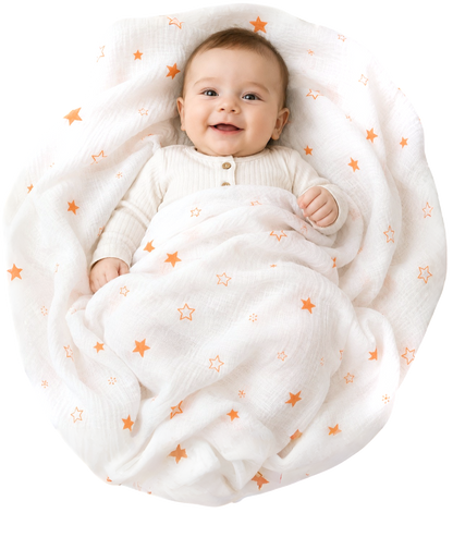 Vioraa Baby 2-Layer Muslin Swaddle Blanket – Pack of 1