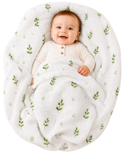 Vioraa Baby 2-Layer Muslin Swaddle Blankets – Pack of 2