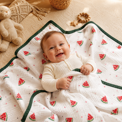 Vioraa Baby 6-Layer Cotton Muslin Blanket – Pack of 1