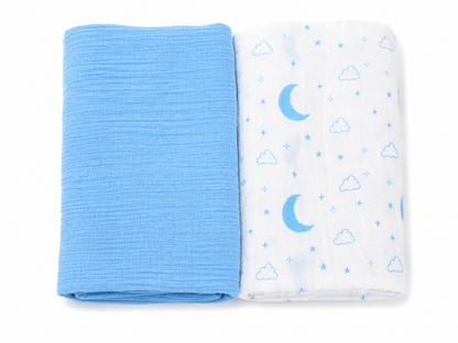 Vioraa Baby 2-Layer Muslin Swaddle Blankets – Pack of 2
