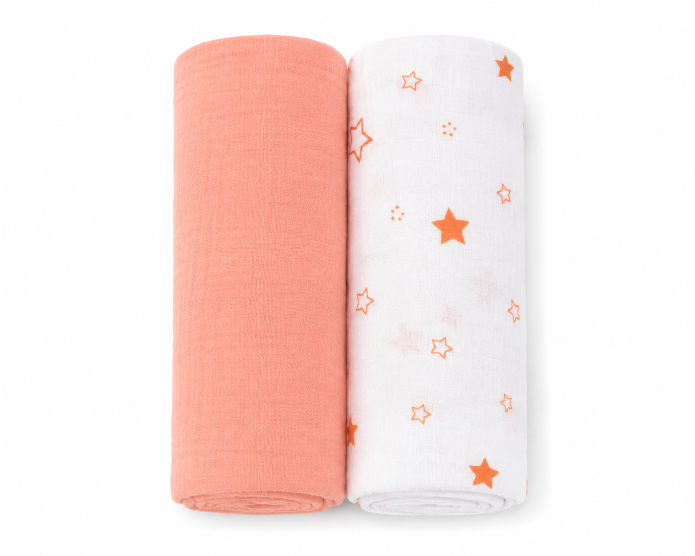 Vioraa Baby 2-Layer Muslin Swaddle Blankets – Pack of 2