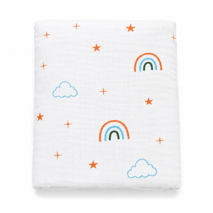 Vioraa Baby 2-Layer Muslin Swaddle Blanket – Pack of 1
